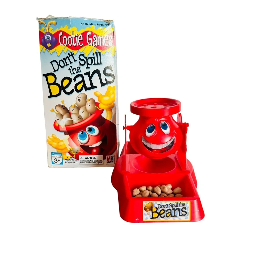 Milton Bradley Don't Spill the Beans Cootie Games Preschool Balancing Toy 1999